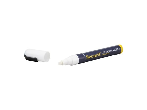 Merkkauskynä 1 kpl Securit medium 2-6 mm Valkoinen,kpl