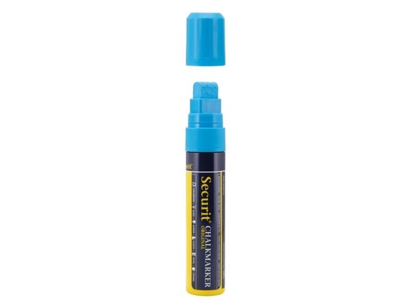 Tuschpen 1 stk Securit tyk 7-15 mm Blå,stk