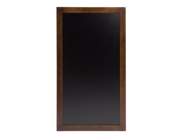 Securit WBL-DB-100, 560 x 1000 mm, Melamine, Metall, Harpiks, Tre, Svart, Brun