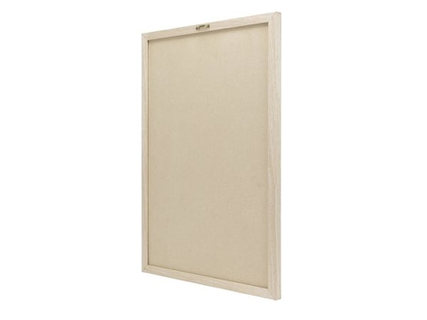 Securit® bogstavtavle til væg teakramme 40x60 cm