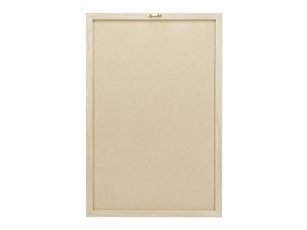 Securit® bogstavtavle til væg teakramme 40x60 cm