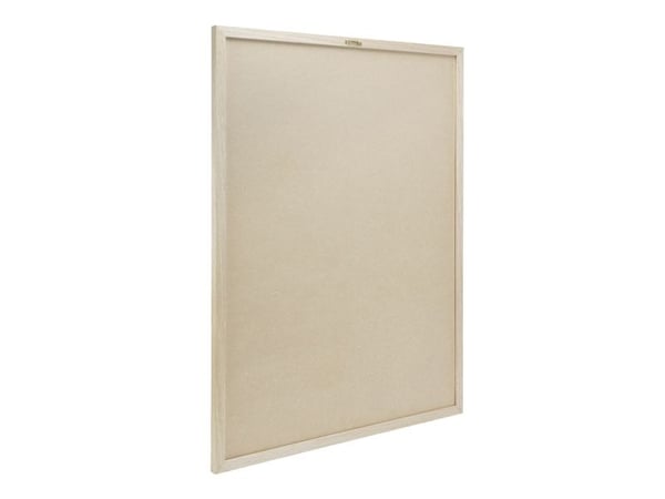 Securit® bogstavtavle til væg teakramme 60x80 cm