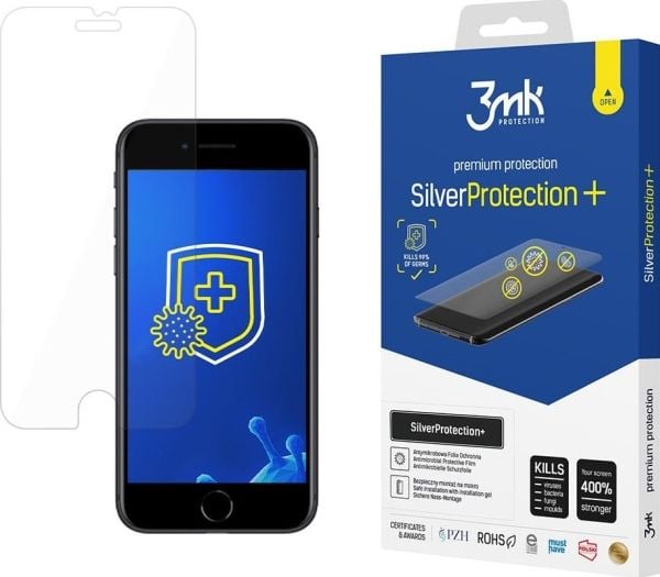 3MK SilverProtection+, iPhone SE 2020/SE 2022, 1 styck