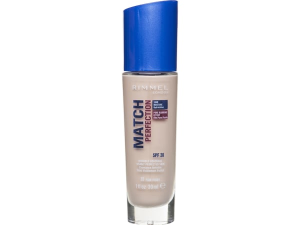 Rimmel London Match Perfection 24HR SPF20 foundation 081 Fair Ivory 30 ml