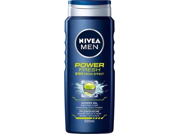 NIVEA duschgel för män MEN POWER REFREH80898 500 ml