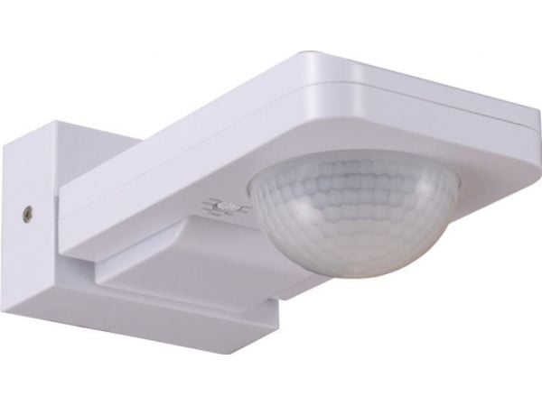 Orno 360° bevegelsessensor bevegelsesdetektor, IP65, 2000 W, maks rekkevidde 20 m, hvit