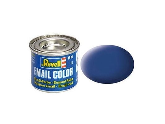 Emalj 14 ml blå matt