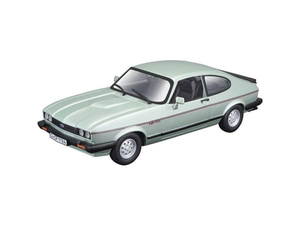 BBURAGO Ford Capri 1600 GT (1982) 1/24, Klassisk bil, Montert på forhånd, 1:24, Ford Capri 1600 GT, Alle kjønn, Dør