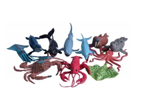 Wild Republic Polybag Zippered Aquatic, 3 år, Flerfarget, Plast