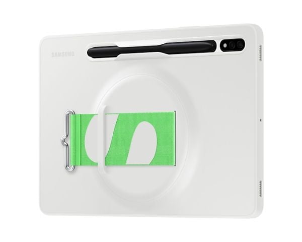 Samsung EF-GX700 - Baksidedeksel for nettbrett - hvit - for Galaxy Tab S7, Tab S8