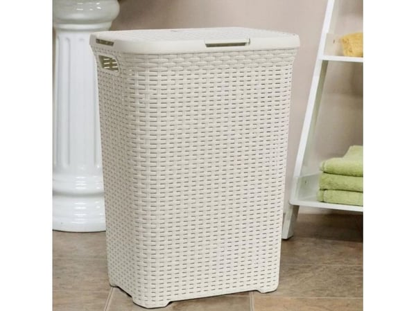 Curver Style 3253920707000, 60 l, firkant, Rattan (vifte), Hvit, Hvit, 448 mm