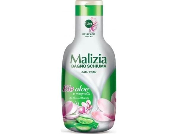 Malizia bade-/dusjvæske Bio aloe og magnolia 1000 ml