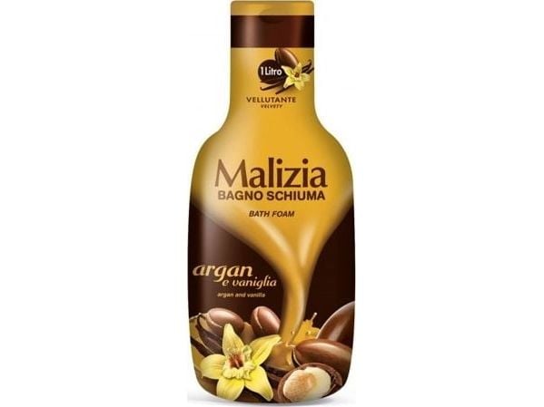 Malizia badekrem/væske Argan&Vanila 1L