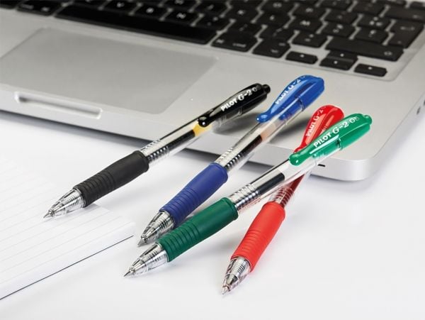 Pilot G-2 - Rulleballpenn - blå - gelblekk - 0.5 mm - ekstra fin