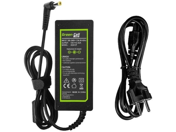 Green Cell PRO - Strømadapter - AC - 60 watt - svart - for Acer Aspire 5741G, 5742, 5742G, E1