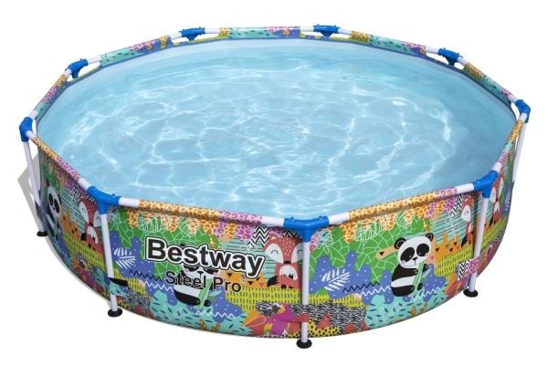 Bestway 5612F, 3221 l, Pool med ram, Vuxen och barn, Multifärg, 12,2 kg