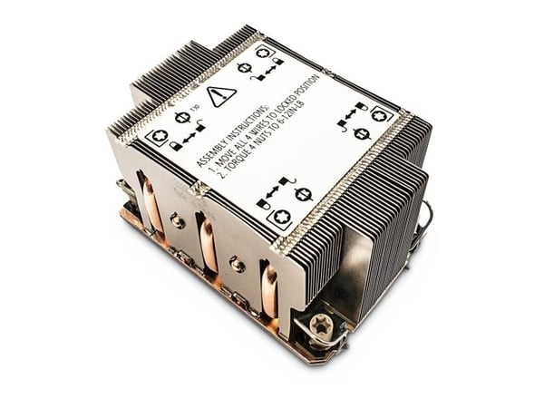 Inter-Tech N-8 - Prosessorkjøler - passiv - (for: LGA4189) - kobberdampkammer - 2U