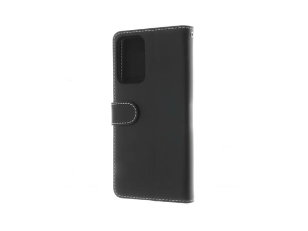 Insmat Exclusive - Vikbart fodral för mobiltelefon - genuint läder, termoplastisk polyuretan (TPU), kartong+papper+aluminiumfolie, bomullssömmar - ...