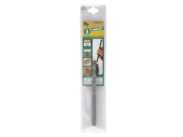 wolfcraft GmbH 5482000, Rotasjons hammer, Senterbor, Høyrehåndsrotasjon, 8 mm, 70 mm, 130°