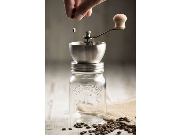 Kilner lasinen kahvimylly 0,5 litraa