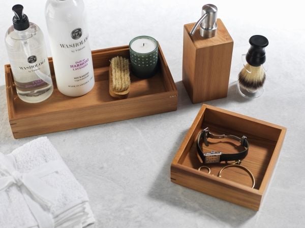 SCANDINAVIAN HOME Hinoki oppbevaringsboks i tre