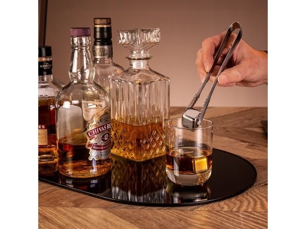 Vacu Vin Rustfritt stål - Whisky, Boks, 4 stykker