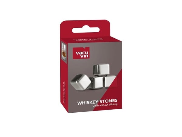 Vacu Vin Rustfritt stål - Whisky, Boks, 4 stykker
