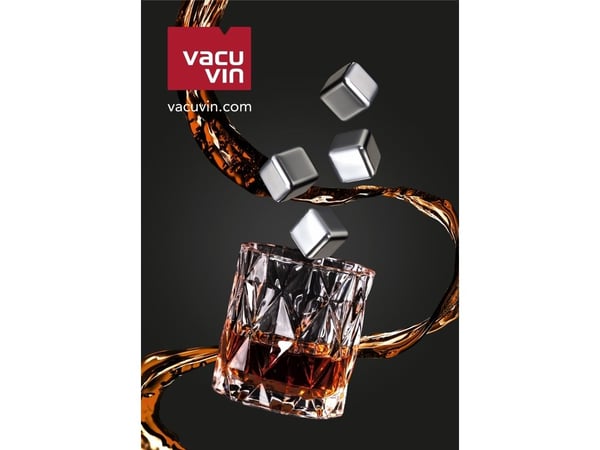 Vacu Vin Rustfritt stål - Whisky, Boks, 4 stykker