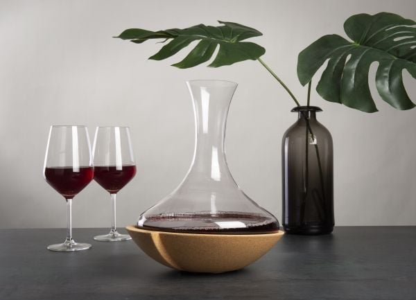 VACUVIN Vinkaraff Swirling Kristallglas/Kork VACU VIN®