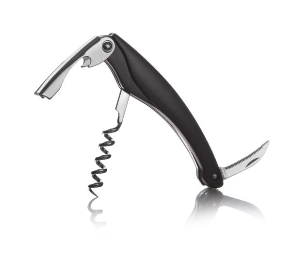 Vacu Vin 8714793685048, Sommelier-kniv, Sort, Plast, Rustfritt stål