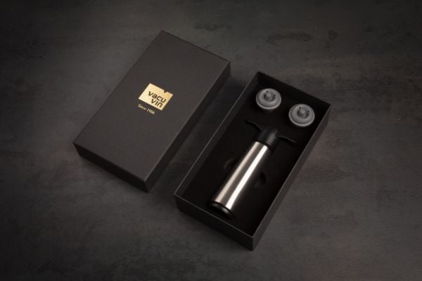 VACUVIN Wine Saver Stainless Steel Gift box