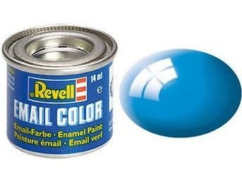 Emalje 14 ml, lys blå gloss