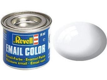 Emalj 14 ml vit, blank