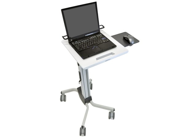 Ergotron Neo-Flex - Vagn - för bärbar dator/mus/streckkodsläsare - kvalitetsplast, aluminium, stål - grå i två toner - skärmstorlek: 12"-17.3"