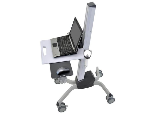 Ergotron Neo-Flex - Vagn - för bärbar dator/mus/streckkodsläsare - kvalitetsplast, aluminium, stål - grå i två toner - skärmstorlek: 12"-17.3"