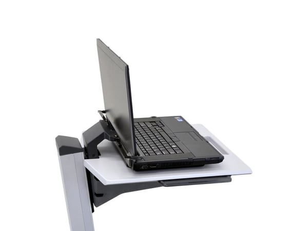 Ergotron Neo-Flex - Vagn - för bärbar dator/mus/streckkodsläsare - kvalitetsplast, aluminium, stål - grå i två toner - skärmstorlek: 12"-17.3"