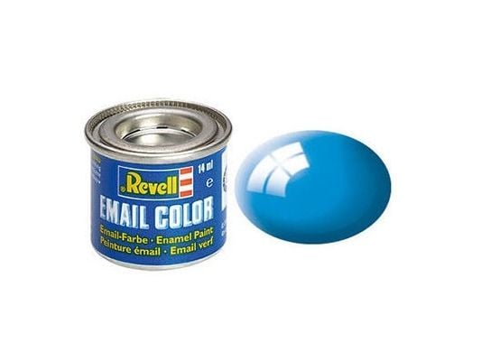 Emalje 14 ml, lys blå gloss