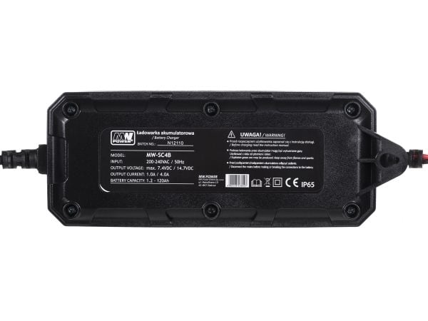Lean intelligent batteriladdare 6V/12V MW-SC4B