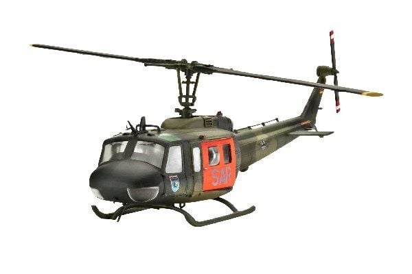 Revell Bell UH-1D SAR, Rotorcraftmodell, Monteringssett, 1:72, Bell UH-1D SAR, Plast, Avansert
