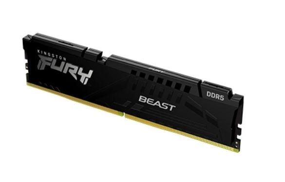Kingston FURY Beast - DDR5 - modul - 32 GB - DIMM 288-pin - 5600 MT/s / PC5-44800 - CL40 - 1.25 V - ikke-bufret - on-die ECC