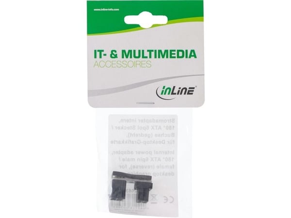 InLine 26636F, Svart, 20 mm, 15 mm, 10 g, 160 mm, 85 mm