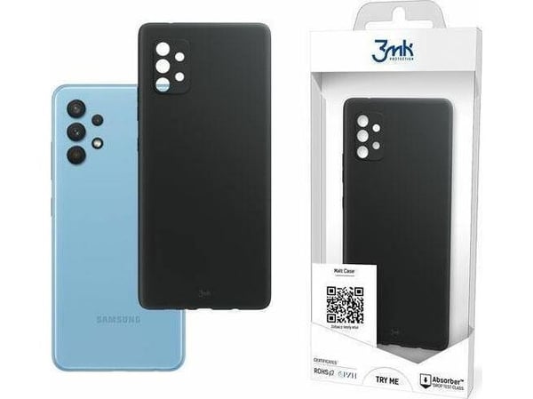 3mk Matt Case - Skydd för mobiltelefon - termoplastisk polyuretan (TPU) - svart - för Samsung Galaxy A33 5G