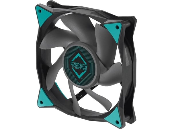 Iceberg Thermal IceGALE, Vifte, 12 cm, 500 RPM, 1850 RPM, Sort