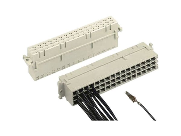 Harting 09 06 248 3201 multistikstik (fatning) samlet poltall 48, antall rader 3, 1 stk