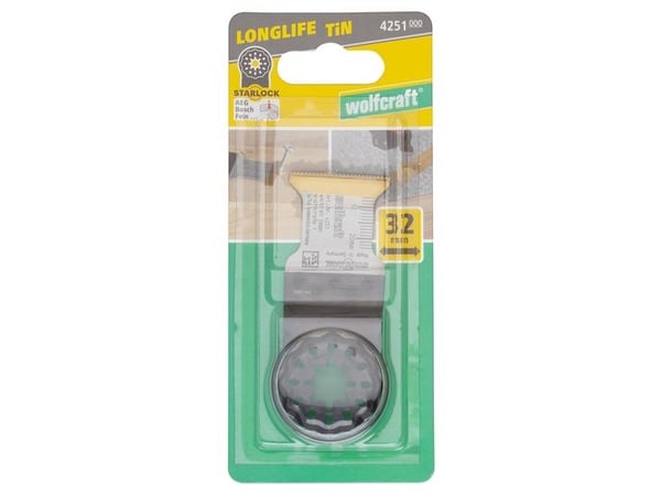 wolfcraft GmbH 4251000, Aluminium, Rustfritt stål, Tungsten Carbide (TC), 3,2 cm, 1,2 mm, 3 cm, 1 stykker