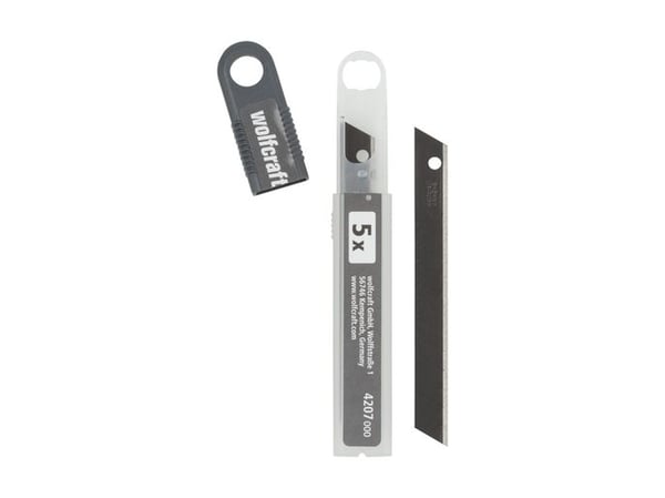 wolfcraft GmbH 4207000, 5 stykker, 9 mm, 0,4 mm, Sort