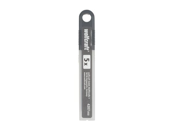 wolfcraft GmbH 4207000, 5 stykker, 9 mm, 0,4 mm, Sort