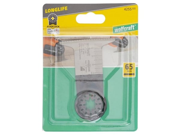 wolfcraft GmbH 4255000, Gipsplater, Plast, Tre, High Carbon Steel (HCS), 6,5 cm, 1,4 mm, 4 cm, 1 stykker