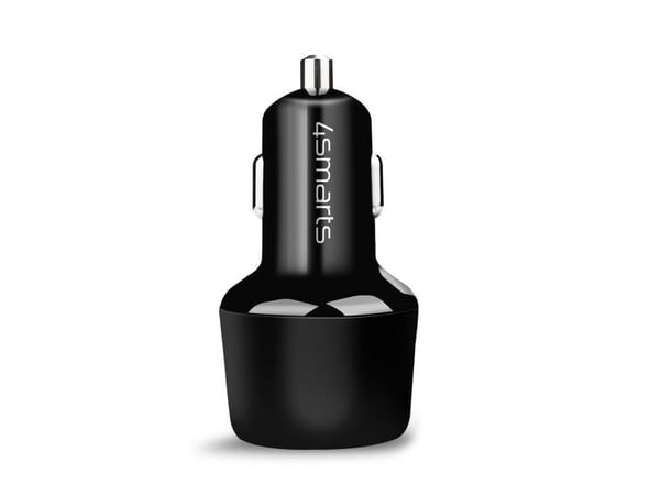 4smarts VoltRoad Ultimate, Automatisk, Cigartenner/lighter, 20 V, Sort