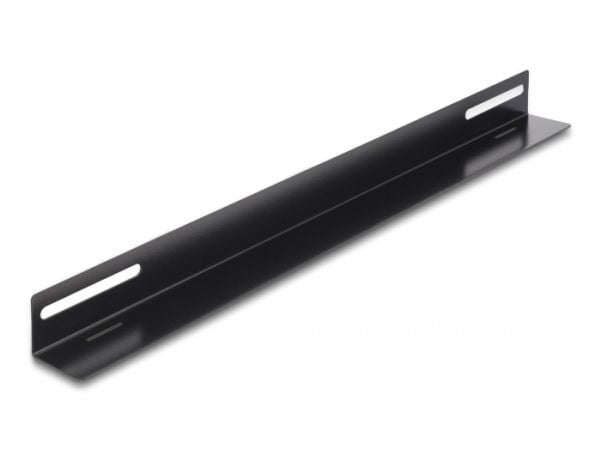 Delock - Rack-brakett - 450x40 mm - side - svart - 19" (en pakke 2)